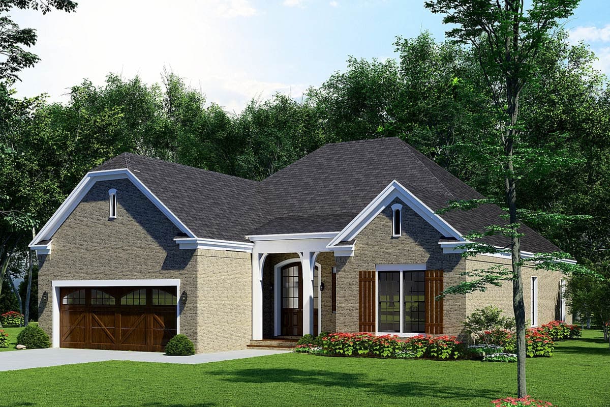 Plan 70892MK: 3 or 4 Bed European House Plan Under 1800 Square Feet  - Image #10 - European, Traditional