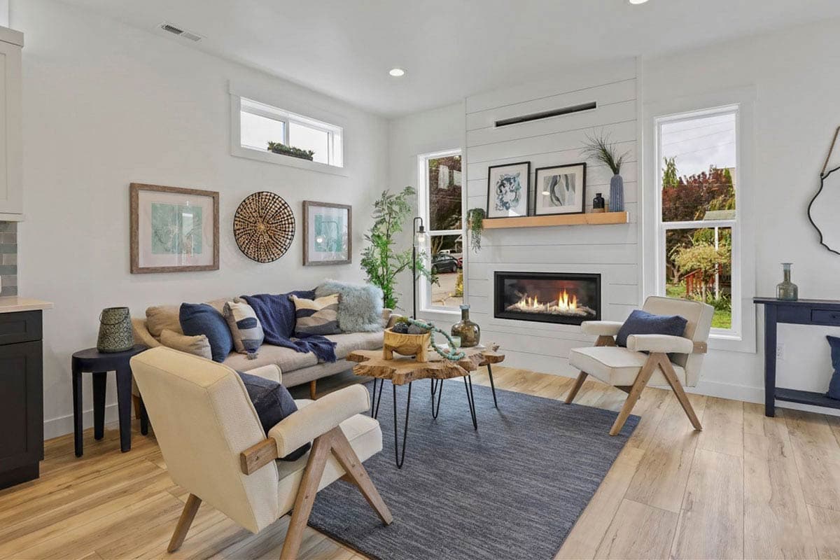 Plan 23972JD: 3-Bed Contemporary House Plan with Home Office - 1600 Sq Ft - Image #7 - Contemporary, Modern, Prairie