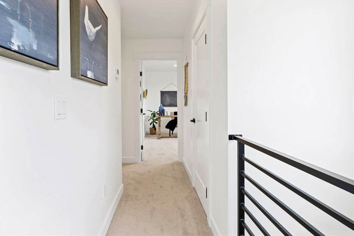 Plan 23972JD: 3-Bed Contemporary House Plan with Home Office - 1600 Sq Ft - Image #20 - Contemporary, Modern, Prairie