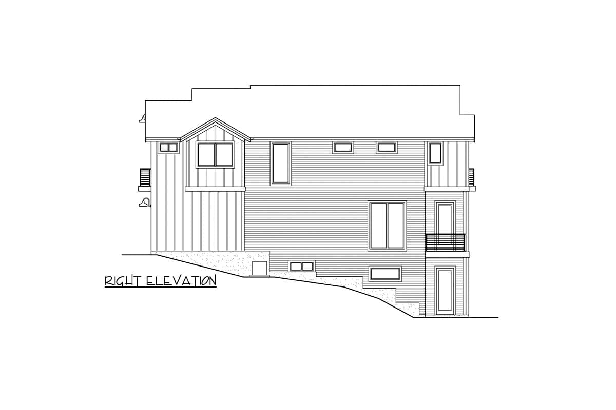 Plan 23973JD: 3-Bed Northwest House Plan with Pocket Home Office - 2490 Sq Ft - Image #30 - Contemporary, Modern, Northwest