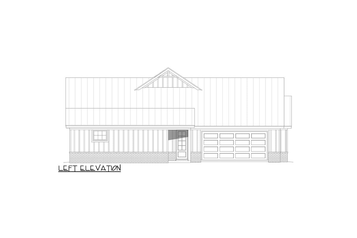 Plan 680411VR: 3-Bed Farmhouse Plan with Wrap-Around Porch - 2247  Sq Ft - Image #9 - Country, Farmhouse