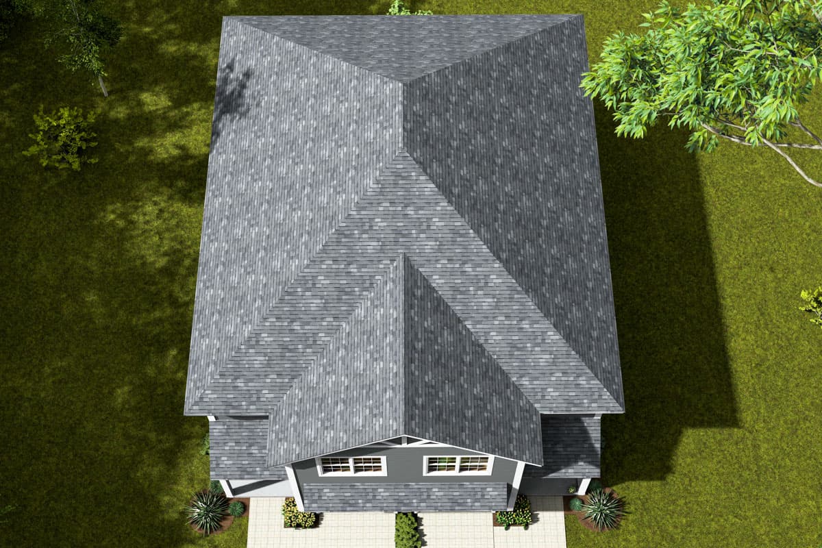 Plan 52367WM: Two-Story Traditional Duplex with Home Office and Loft - 1615 Sq Ft Per Unit - Image #6 - Traditional