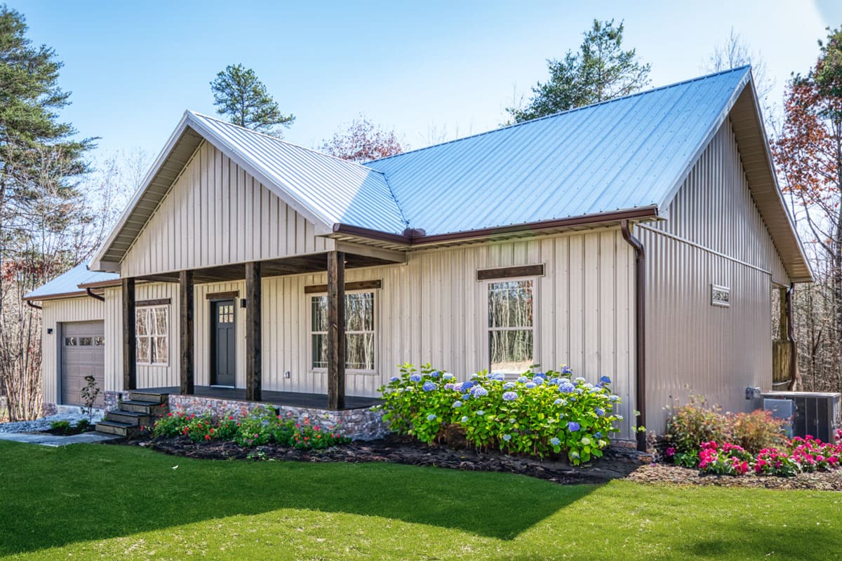 Plan 25044DH: 3-Bed Country House Plan with 2-Car Garage - 1,500 Sq Ft - Image #4 - Country, New American, Southern, Traditional