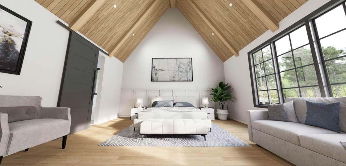 Plan 420180WNT: 4-Bed Modern Farmhouse Plan with Optionally Finished Bonus Under 3000 Sq Ft - Image #9 - Country, Modern Farmhouse, New American