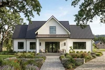 4-Bed Modern Farmhouse Plan with Optionally Finished Bonus Under 3000 Sq Ft