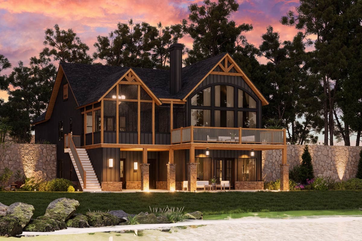 Plan 25831GE: 4-Bed Craftsman House Plan with Flex Room - 2832 Sq Ft - Image #11 - Craftsman, Mountain, New American