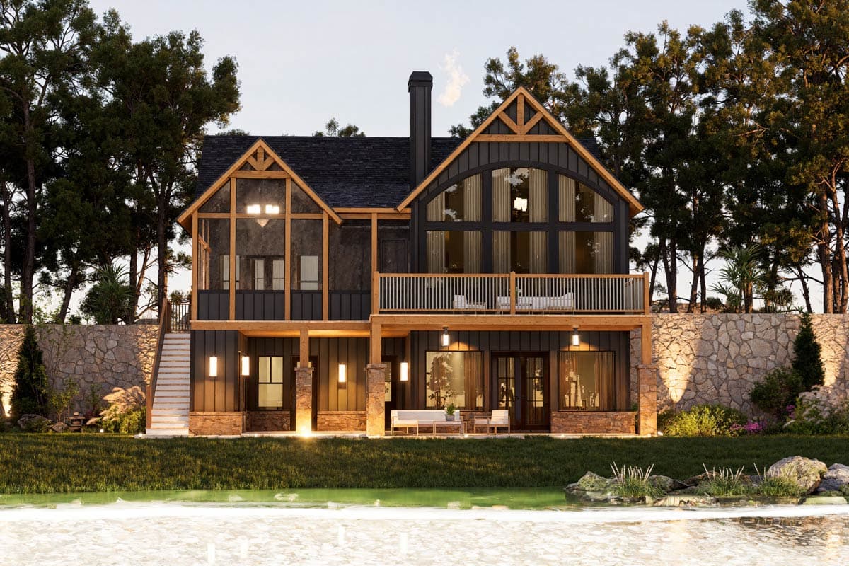Plan 25831GE: 4-Bed Craftsman House Plan with Flex Room - 2832 Sq Ft - Image #13 - Craftsman, Mountain, New American