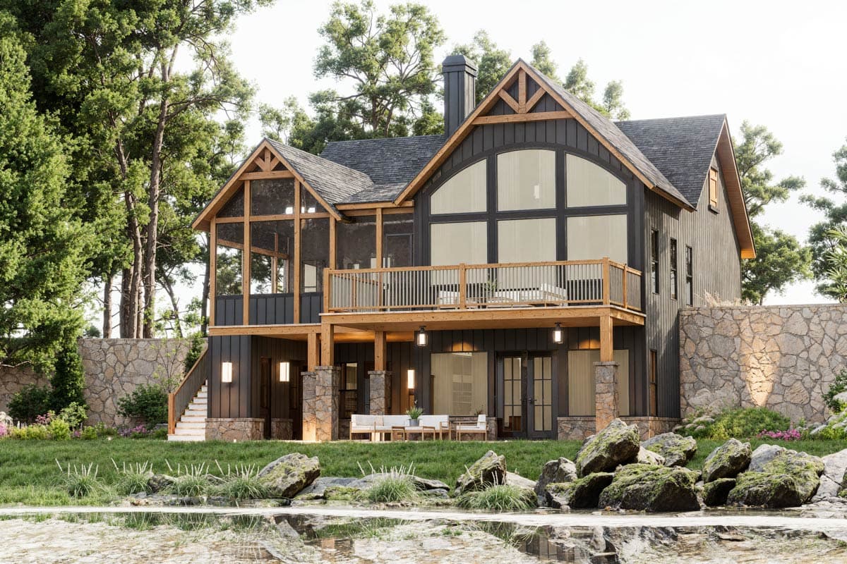 Plan 25831GE: 4-Bed Craftsman House Plan with Flex Room - 2832 Sq Ft - Image #15 - Craftsman, Mountain, New American
