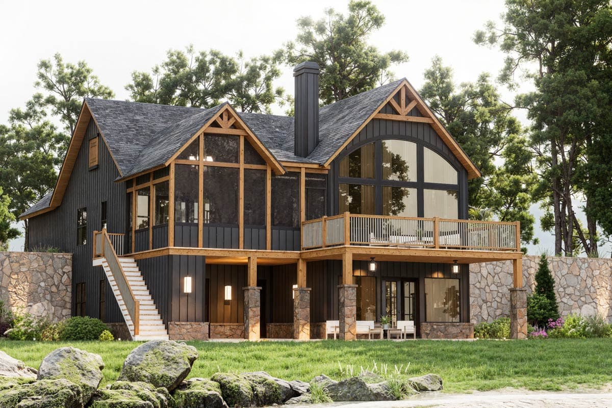 Plan 25831GE: 4-Bed Craftsman House Plan with Flex Room - 2832 Sq Ft - Image #16 - Craftsman, Mountain, New American