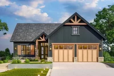 4-Bed Craftsman House Plan with Flex Room - 2832 Sq Ft