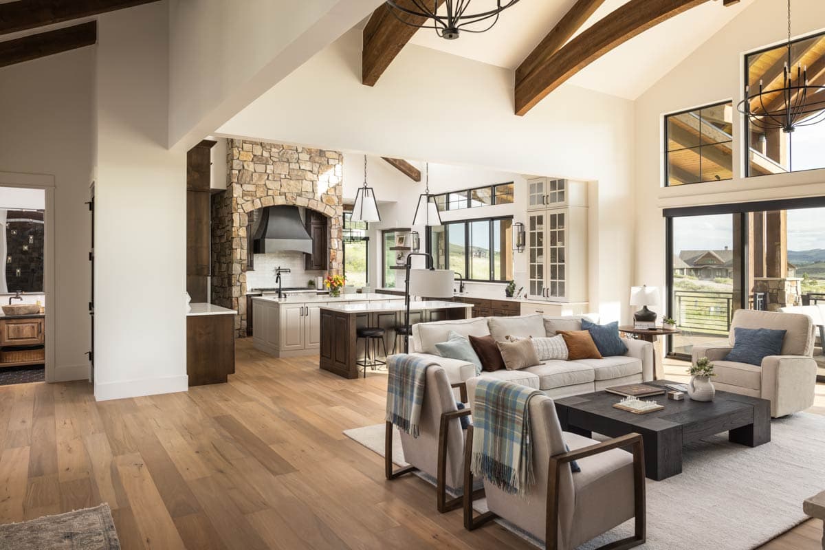 Plan 95252RW: 2 or 4 Bed Mountain House Plan with Home Office - 3246 Sq Ft - Image #6 - Craftsman, Mountain, New American, Rustic