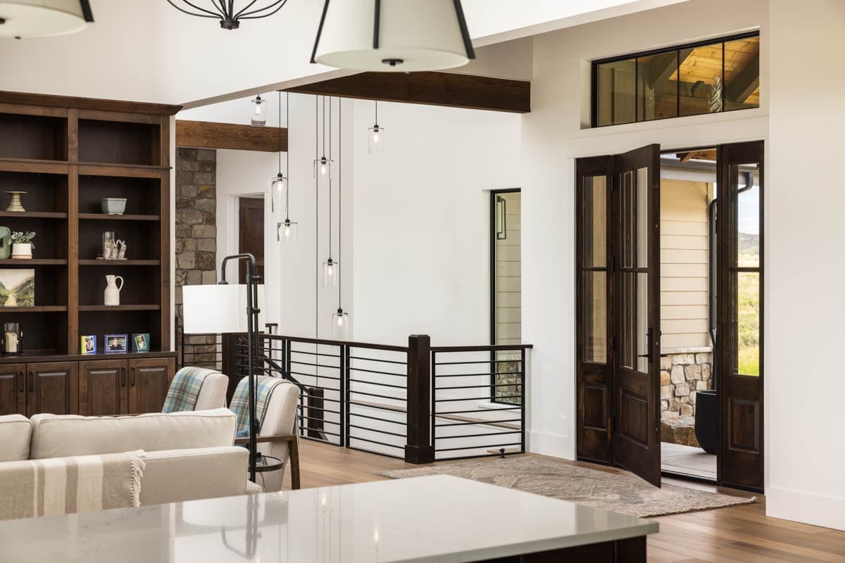 Plan 95252RW: 2 or 4 Bed Mountain House Plan with Home Office - 3246 Sq Ft - Image #9 - Craftsman, Mountain, New American, Rustic