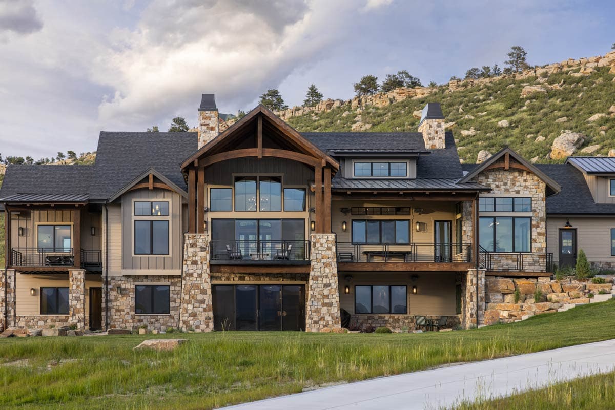 Plan 95252RW: 2 or 4 Bed Mountain House Plan with Home Office - 3246 Sq Ft - Image #23 - Craftsman, Mountain, New American, Rustic