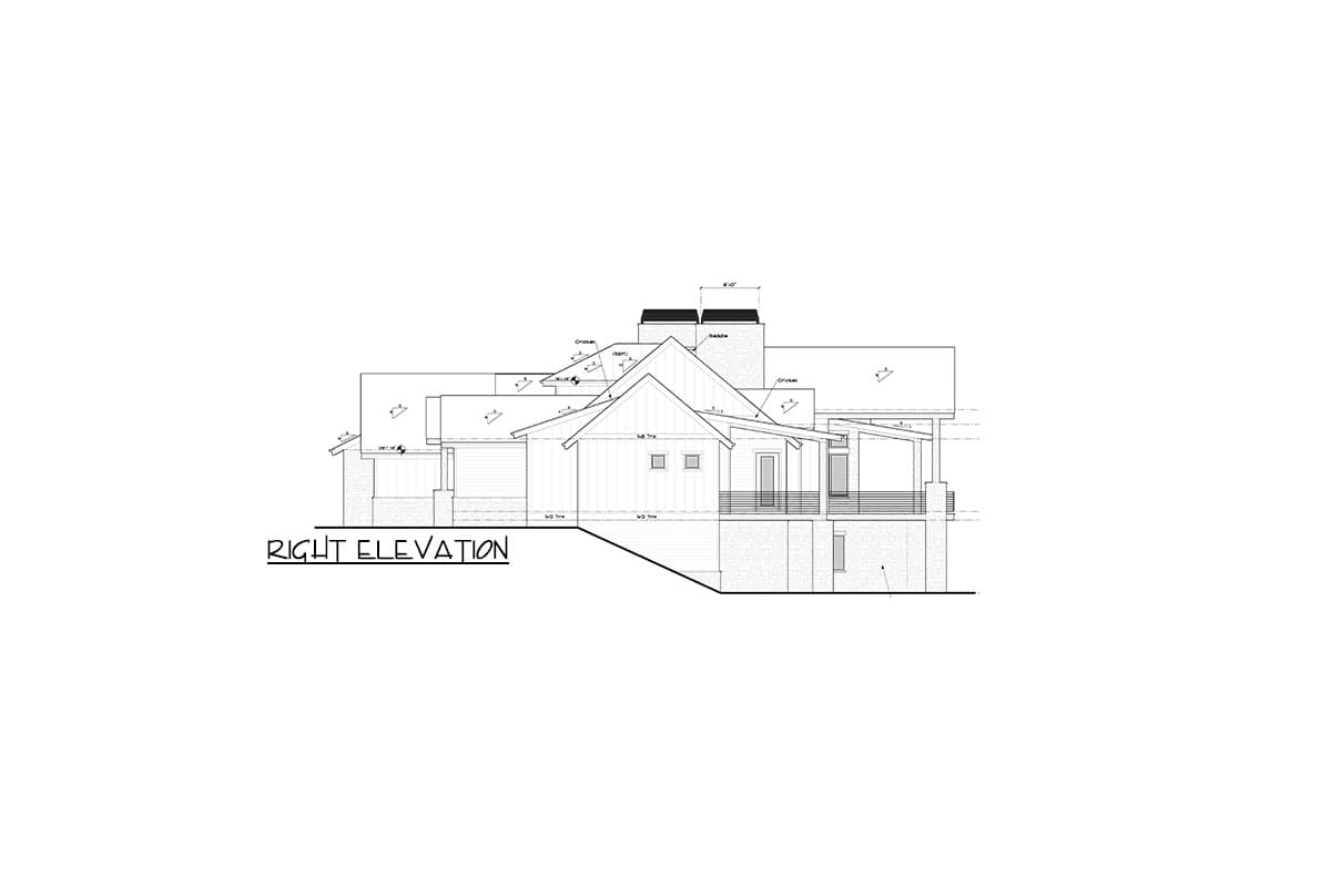 Plan 95252RW: 2 or 4 Bed Mountain House Plan with Home Office - 3246 Sq Ft - Image #28 - Craftsman, Mountain, New American, Rustic