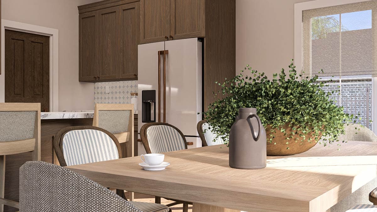 Plan 623418DJ: One-Story European Cottage House Plan with Cathedral Great Room - 1686 Sq Ft - Image #11 - Cottage, European