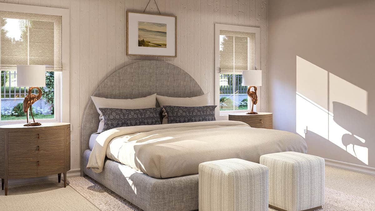 Plan 623418DJ: One-Story European Cottage House Plan with Cathedral Great Room - 1686 Sq Ft - Image #12 - Cottage, European