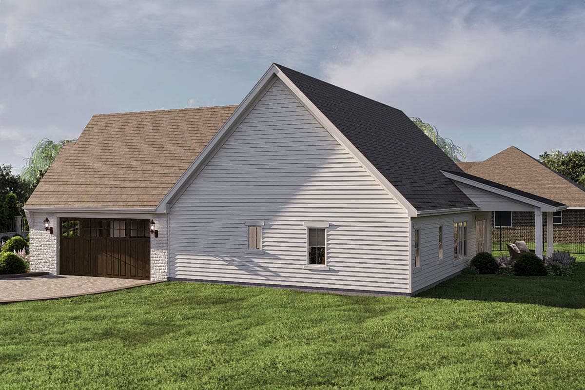 Plan 623418DJ: One-Story European Cottage House Plan with Cathedral Great Room - 1686 Sq Ft - Image #17 - Cottage, European