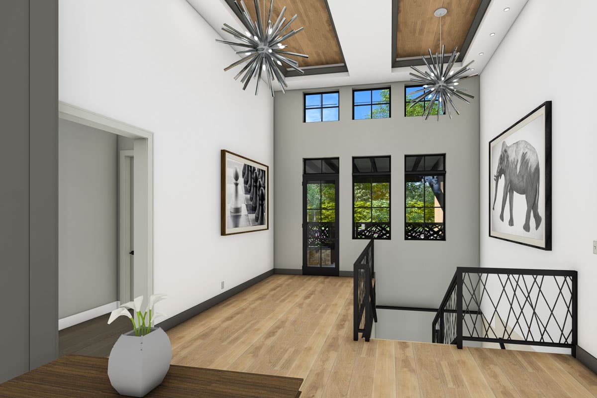 Plan 64548SC: 3-Bed Contemporary House Plan with Outdoor Kitchen - 6090 Sq Ft - Image #9 - Contemporary, New American, Northwest