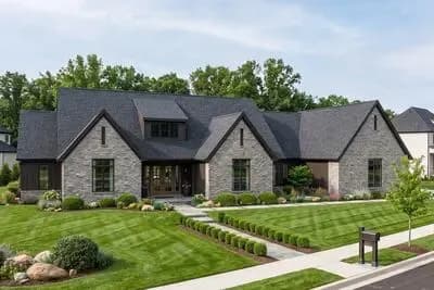 4-Bed Modern Cottage House Plan with Vaulted Kitchen and Dining - 3248 Sq Ft