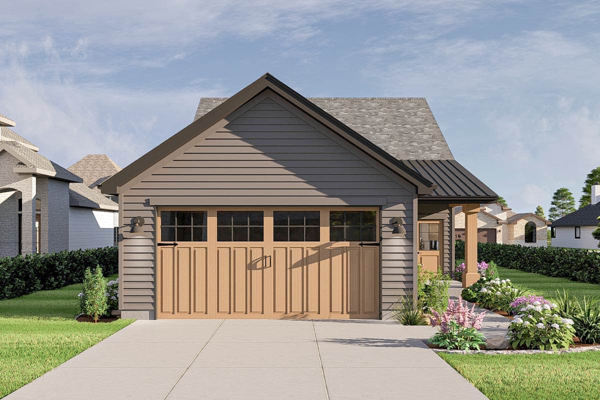 Plan 623420DJ: 3-Bed Country Farmhouse Plan Perfect for a Narrow Lot - 1483 Sq Ft - Image #13 - Country, Farmhouse, Traditional