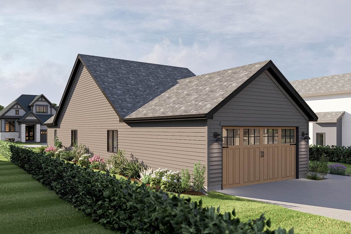 Plan 623420DJ: 3-Bed Country Farmhouse Plan Perfect for a Narrow Lot - 1483 Sq Ft - Image #14 - Country, Farmhouse, Traditional