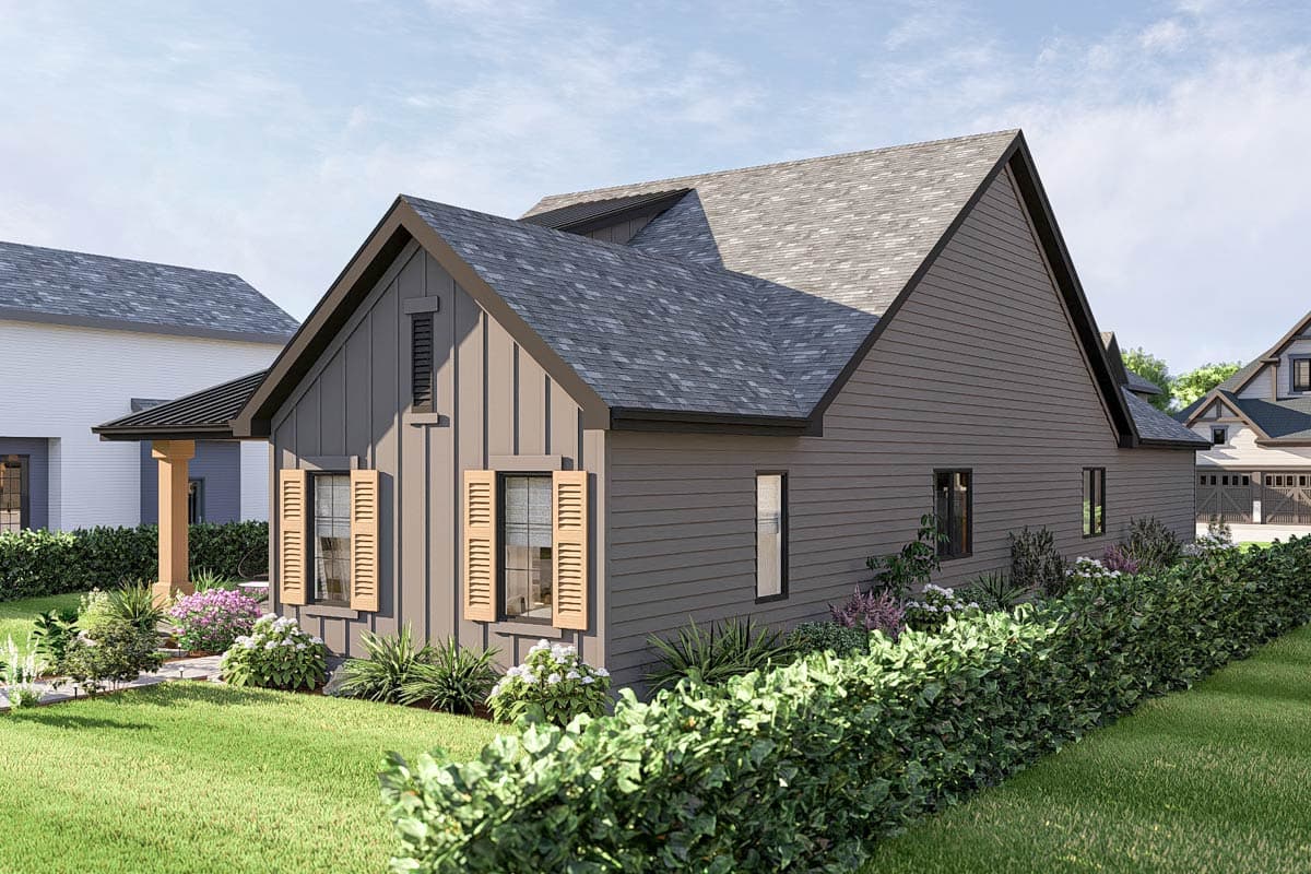 Plan 623420DJ: 3-Bed Country Farmhouse Plan Perfect for a Narrow Lot - 1483 Sq Ft - Image #15 - Country, Farmhouse, Traditional