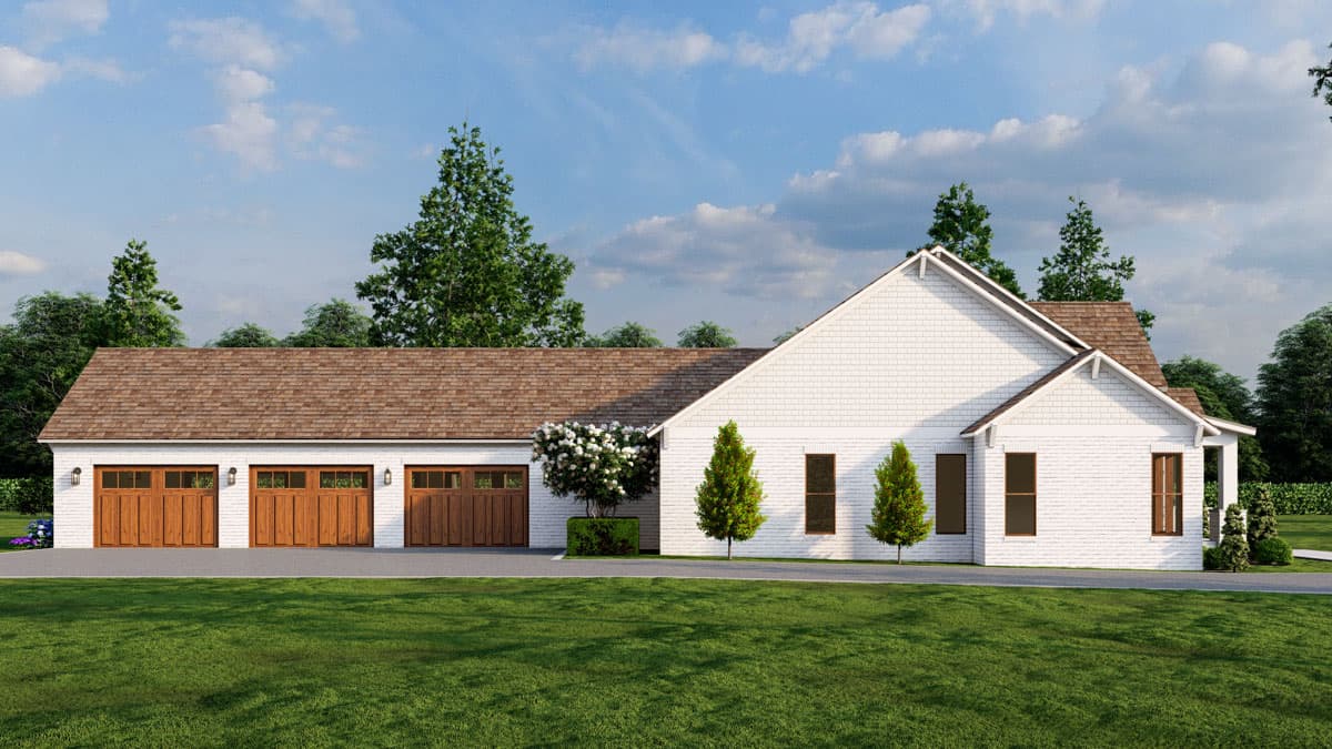 Plan 70893MK: One-Story Modern Farmhouse with Two Master Suites - 3067 Sq Ft - Image #6 - Modern Farmhouse, Traditional