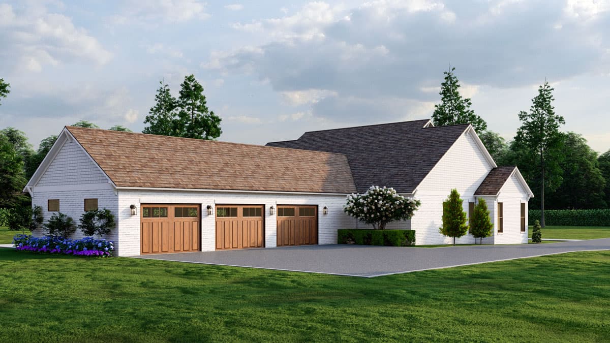 Plan 70893MK: One-Story Modern Farmhouse with Two Master Suites - 3067 Sq Ft - Image #7 - Modern Farmhouse, Traditional