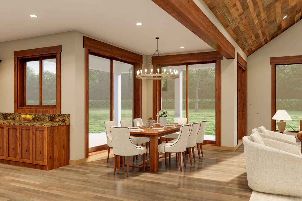 Plan 70893MK: One-Story Modern Farmhouse with Two Master Suites - 3067 Sq Ft - Image #14 - Modern Farmhouse, Traditional