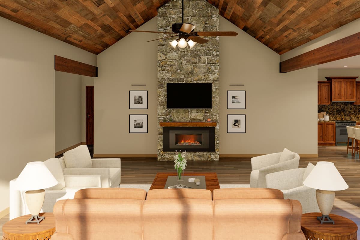 Plan 70893MK: One-Story Modern Farmhouse with Two Master Suites - 3067 Sq Ft - Image #12 - Modern Farmhouse, Traditional