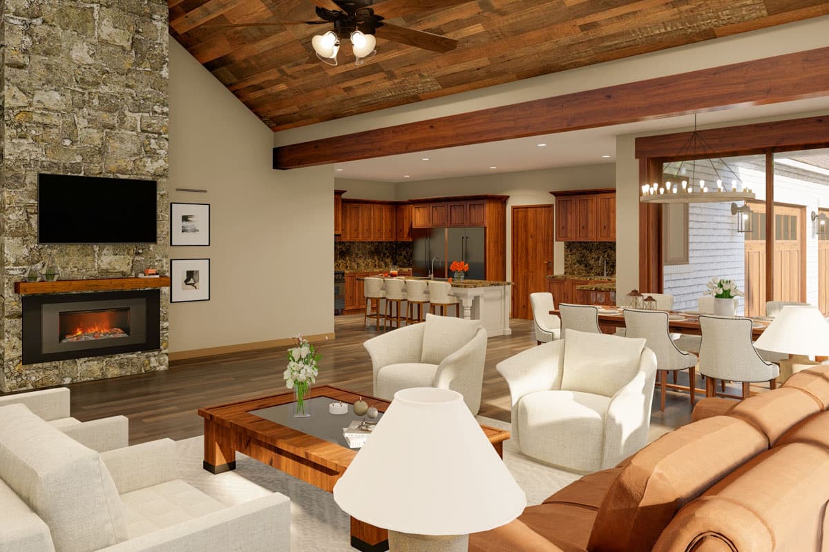 Plan 70893MK: One-Story Modern Farmhouse with Two Master Suites - 3067 Sq Ft - Image #13 - Modern Farmhouse, Traditional