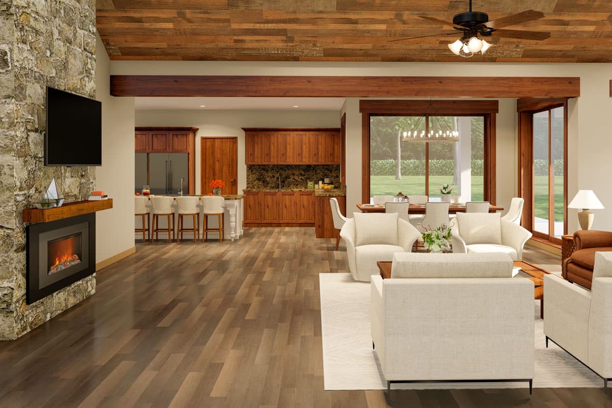 Plan 70893MK: One-Story Modern Farmhouse with Two Master Suites - 3067 Sq Ft - Image #9 - Modern Farmhouse, Traditional