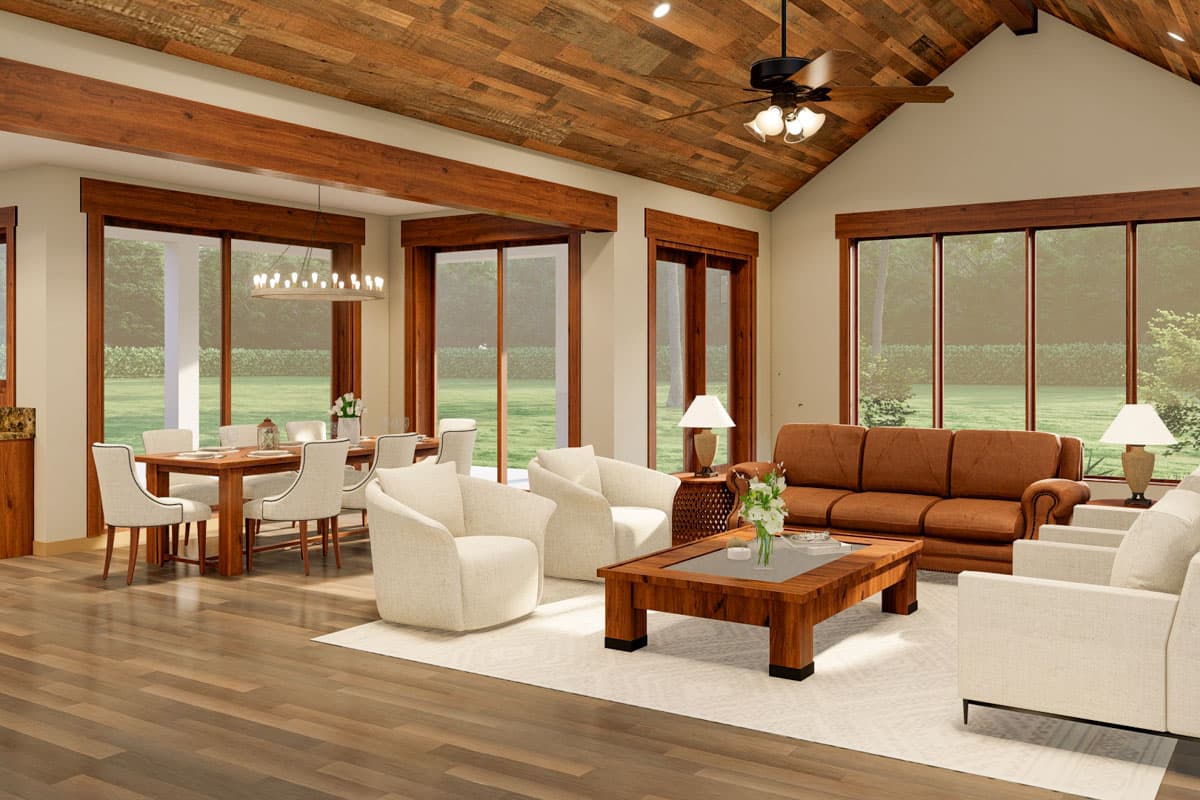 Plan 70893MK: One-Story Modern Farmhouse with Two Master Suites - 3067 Sq Ft - Image #10 - Modern Farmhouse, Traditional
