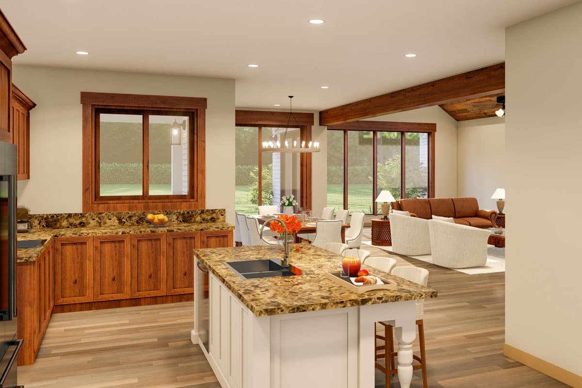Plan 70893MK: One-Story Modern Farmhouse with Two Master Suites - 3067 Sq Ft - Image #18 - Modern Farmhouse, Traditional