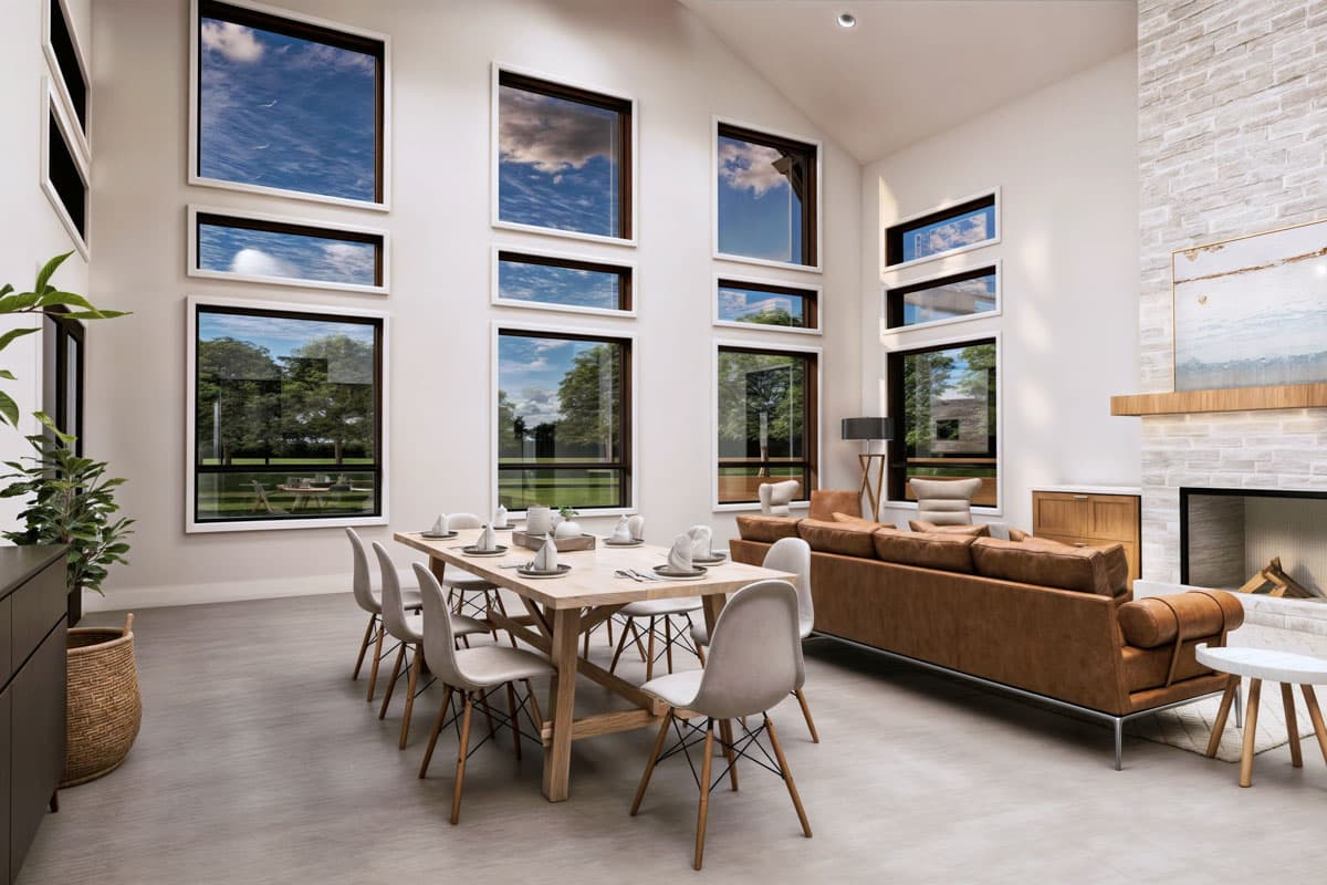 Plan 600001PDZ: 4-Bed Country Barndominium Plan with Wrap Around Porch - 3211 Sq Ft - Image #7 - Country, Modern Farmhouse, Ranch