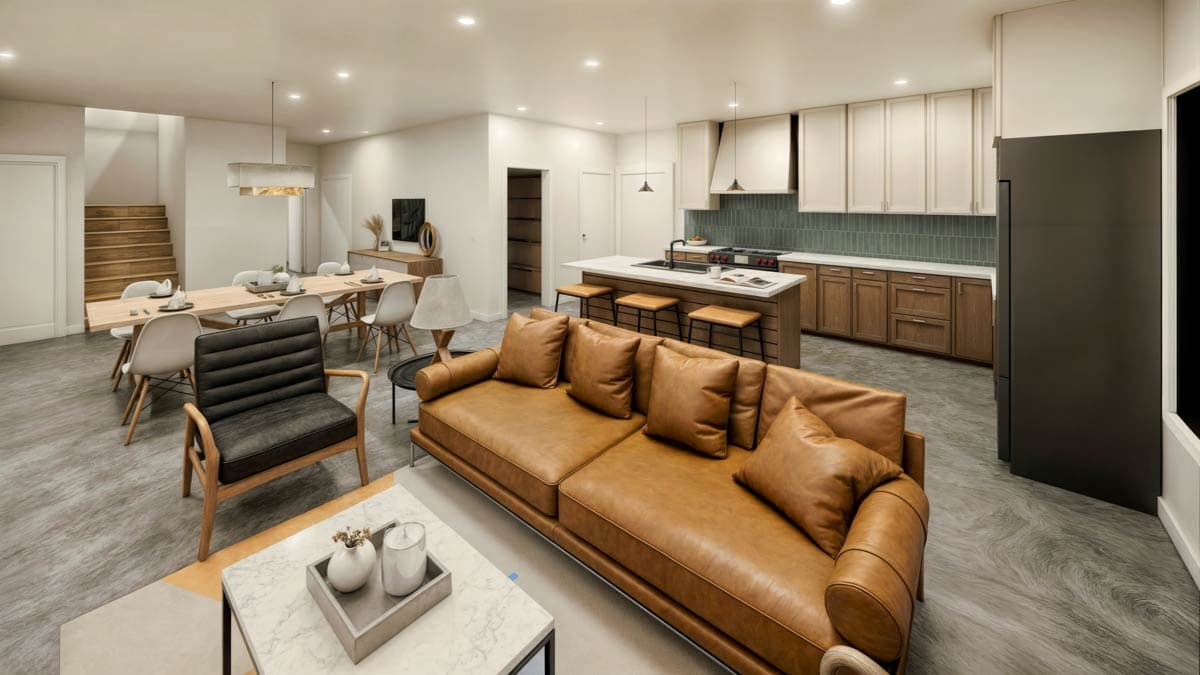 Plan 600002PDZ: 4-Bed Barndominium House Plan with Wrap Around Porch - 2609 Sq Ft - Image #12 - Barndominium, Country, New American