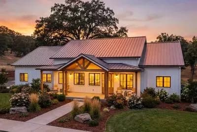 One-Story Modern Farmhouse with a Flex Space - 3050 Sq Ft