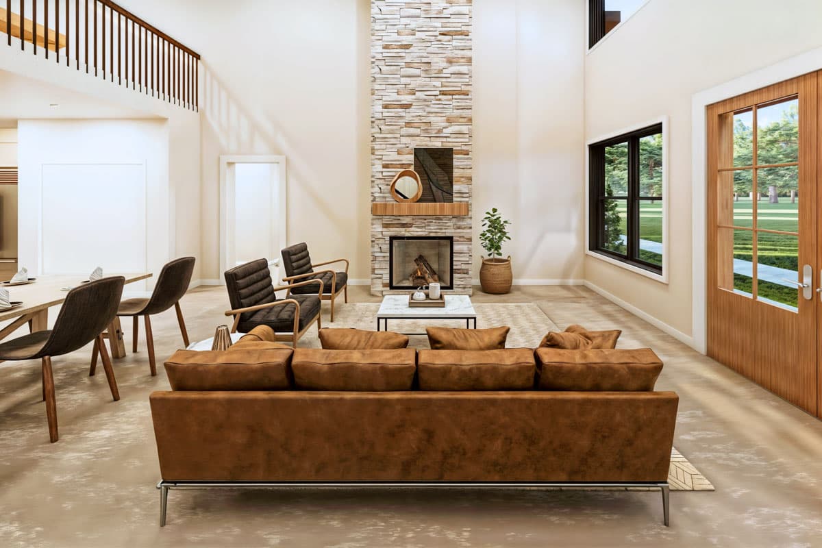 Plan 600004PDZ: 3-Bed Barndominium House Plan with Second Story Loft - 2539 Sq Ft - Image #15 - Barndominium