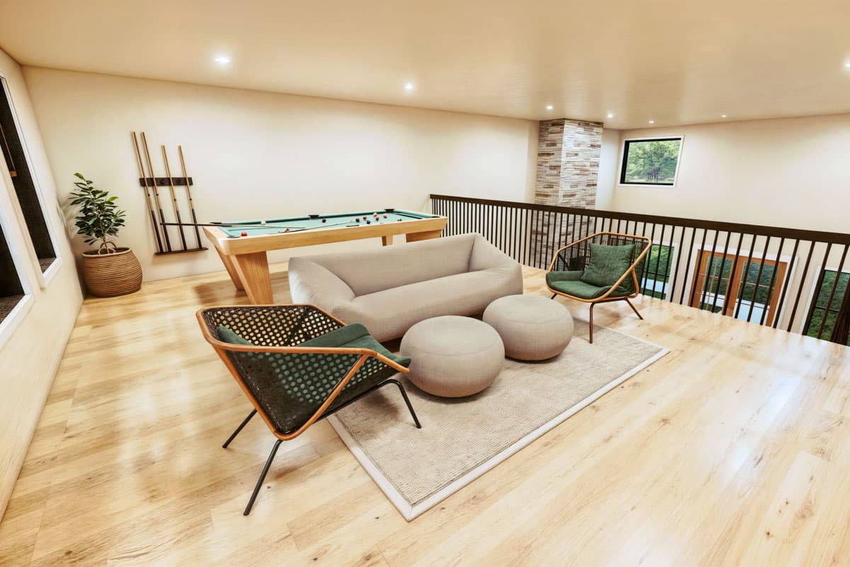 Plan 600004PDZ: 3-Bed Barndominium House Plan with Second Story Loft - 2539 Sq Ft - Image #19 - Barndominium
