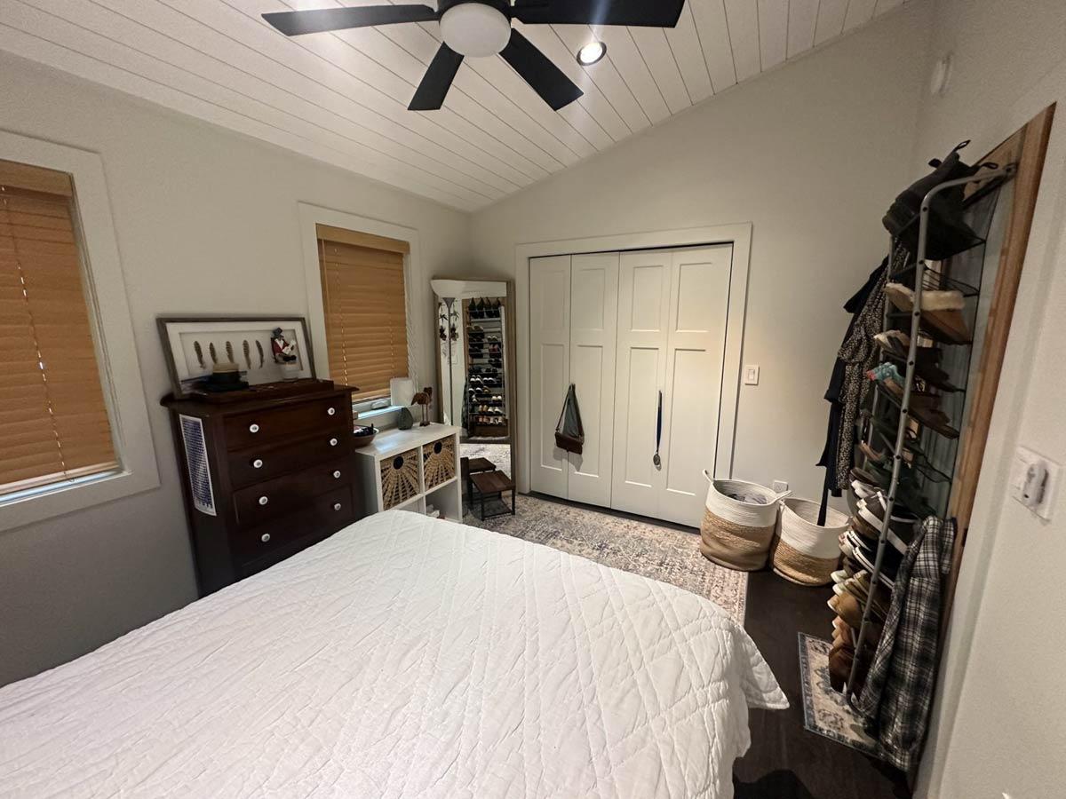 Plan 680423VR: 1-Bed Mountain Cabin House Plan with Loft Above - 823 Sq Ft - Image #14 - Cabin, Mountain, Rustic, Vacation