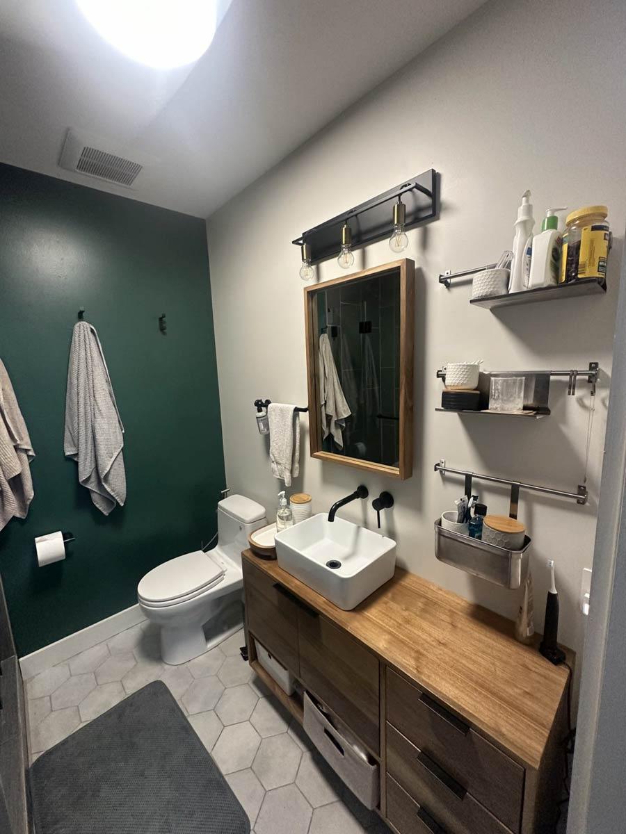 Plan 680423VR: 1-Bed Mountain Cabin House Plan with Loft Above - 823 Sq Ft - Image #16 - Cabin, Mountain, Rustic, Vacation