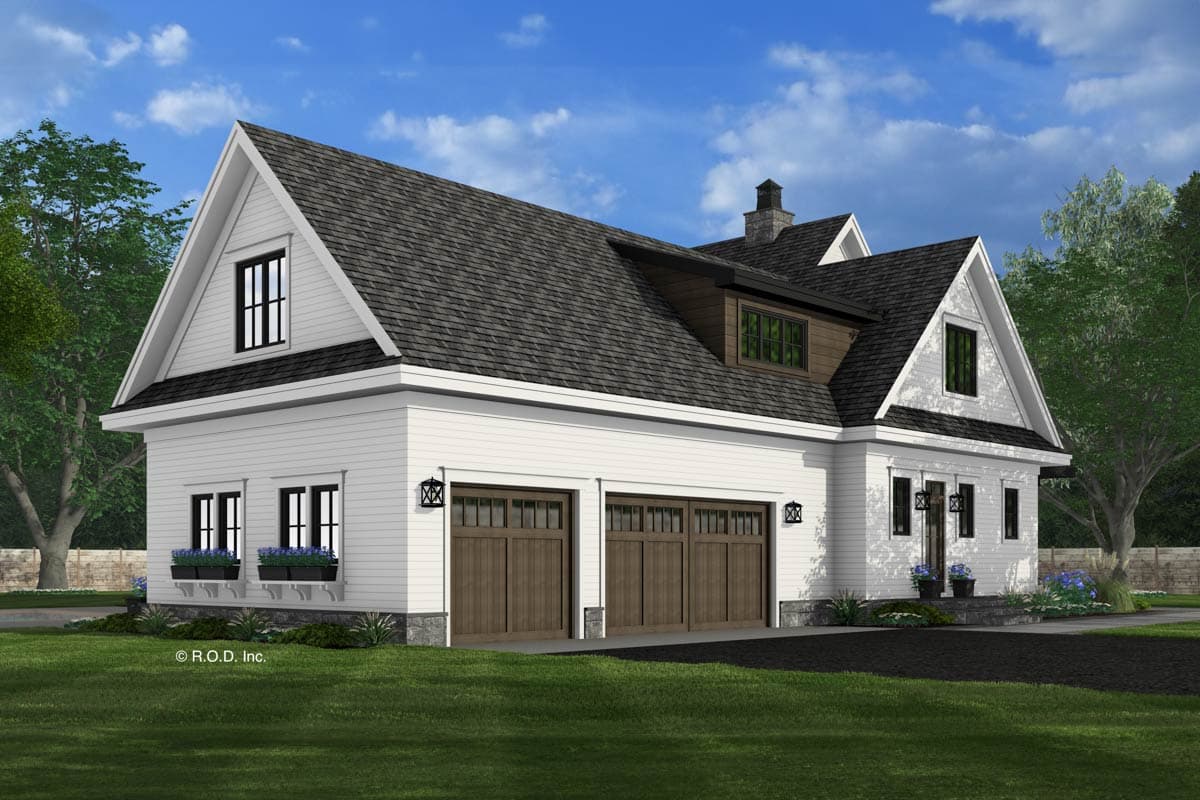 Plan 14796RK: Two-Story Modern Farmhouse Plan with Two Story Great Room and Loft - 3536 Sq Ft - Image #9 - Country, Farmhouse, Modern Farmhouse, New American