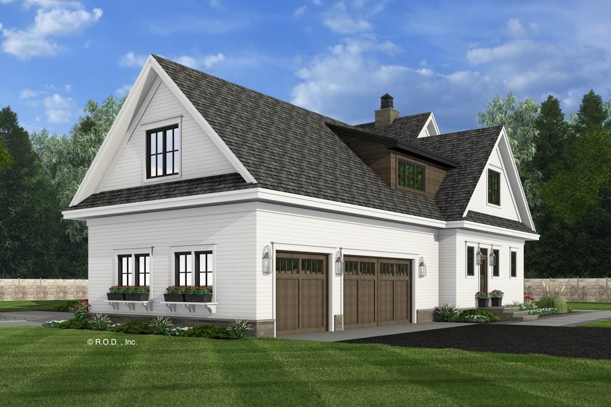 Plan 14797RK: 5-Bed Modern Farmhouse with Upstairs Jack and Jill Bathroom - 3574 Sq Ft - Image #7 - Farmhouse, Modern Farmhouse, New American