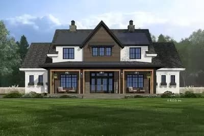 5-Bed Modern Farmhouse with Upstairs Jack and Jill Bathroom - 3574 Sq Ft
