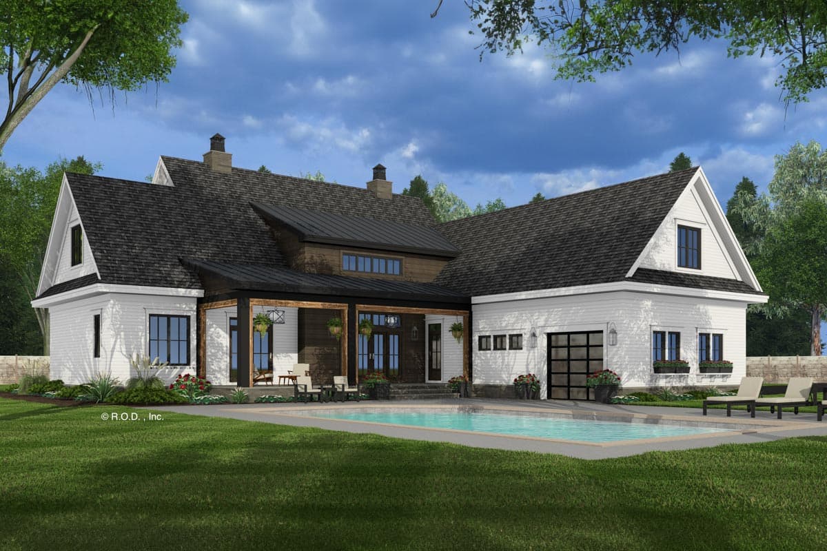 Plan 14798RK: Modern Farmhouse with 5 Bedrooms and a Future Bonus Room - 3574 Sq Ft - Image #6 - Modern Farmhouse, New American
