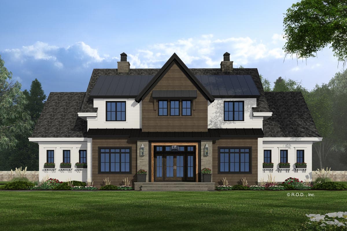 Plan 14798RK: Modern Farmhouse with 5 Bedrooms and a Future Bonus Room - 3574 Sq Ft - Image #8 - Modern Farmhouse, New American