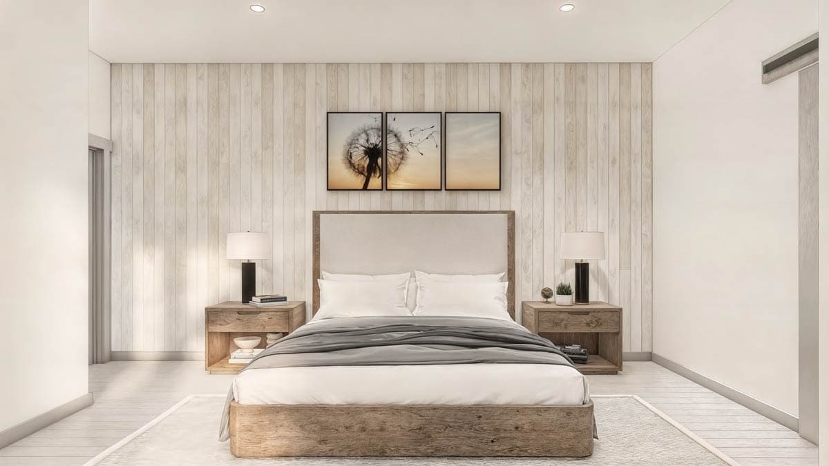 Plan 330023WLE: 3 or 4 Bed New American Ranch House Plan with Flex Guest Suite - 2933 Sq Ft - Image #8 - Country, Hill Country, Mid Century Modern, Modern Farmhouse, New American, Ranch