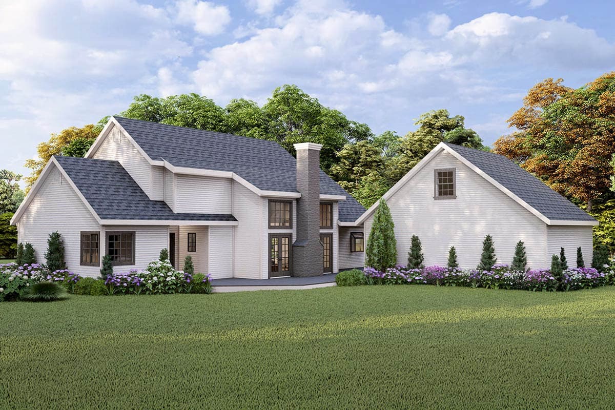 Plan 72437DA: Two-Story Country Farmhouse Plan Detached Home Office and Garage - 2224 Sq Ft - Image #7 - Cape Cod, Cottage, Country, Farmhouse, Modern Farmhouse, Traditional