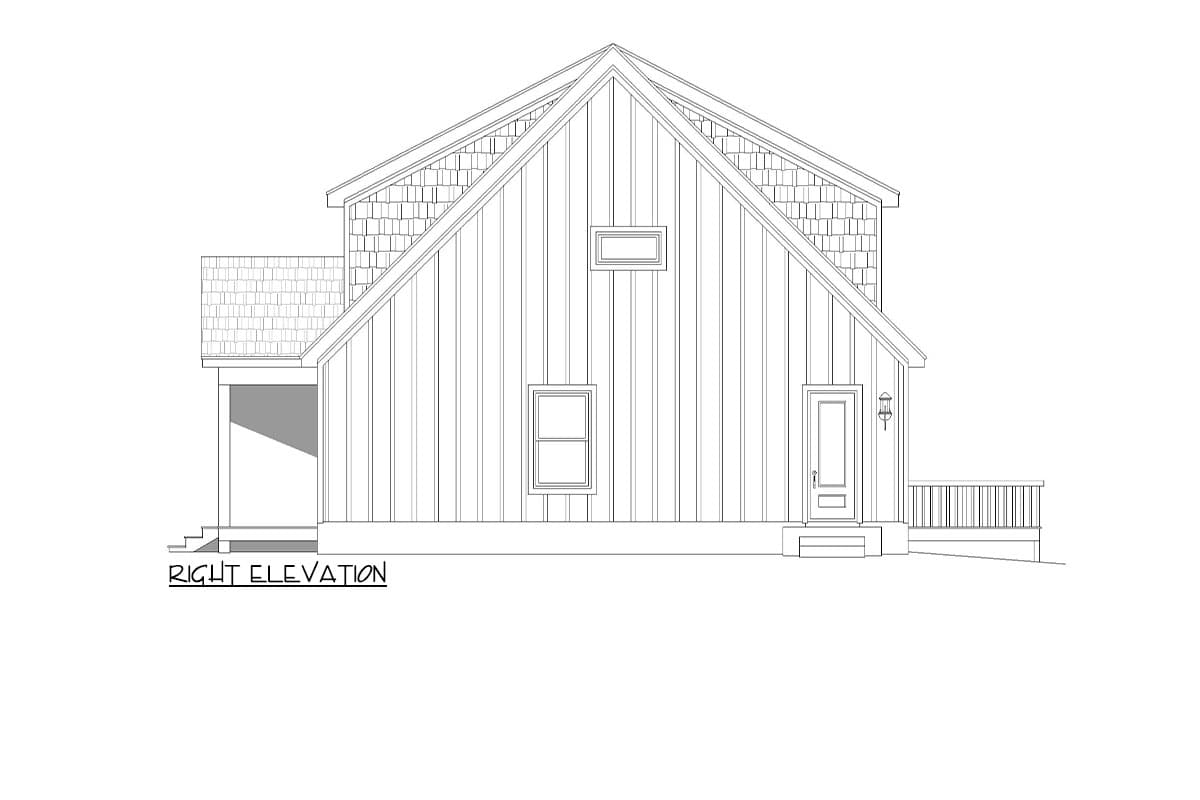 Plan 680425VR: 3-Bed Mountain Craftsman with Two-Story Great Room - 1991 Sq Ft - Image #5 - Craftsman, Mountain