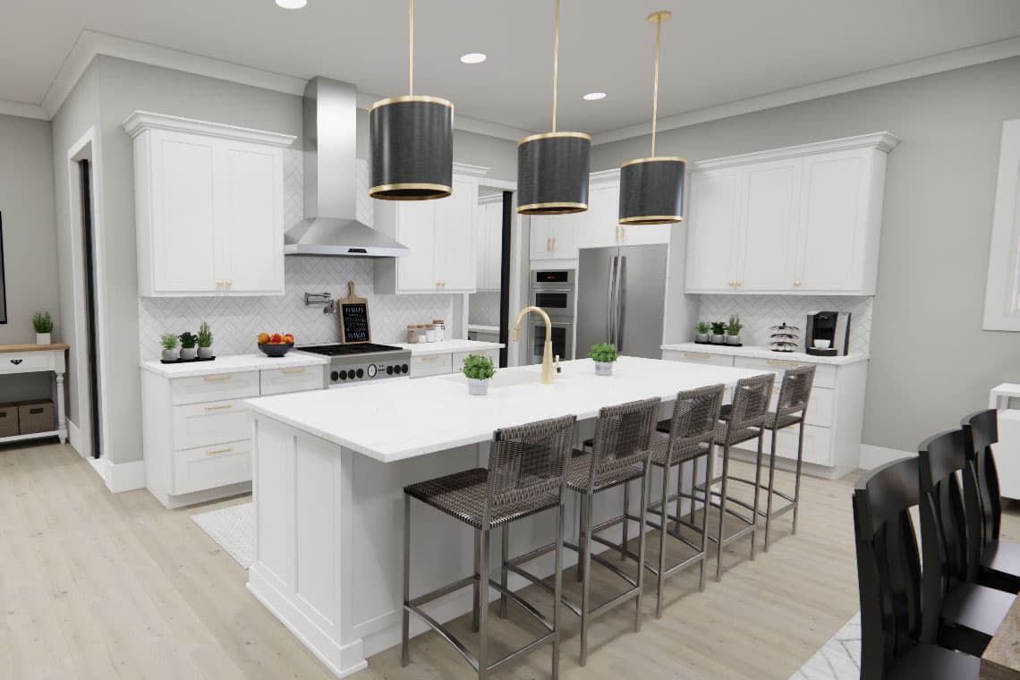 Plan 14800RK: Two-Story Country Farmhouse Plan with Loft Upstairs - 2403 Sq Ft - Image #10 - Country, Farmhouse, Modern Farmhouse, Traditional